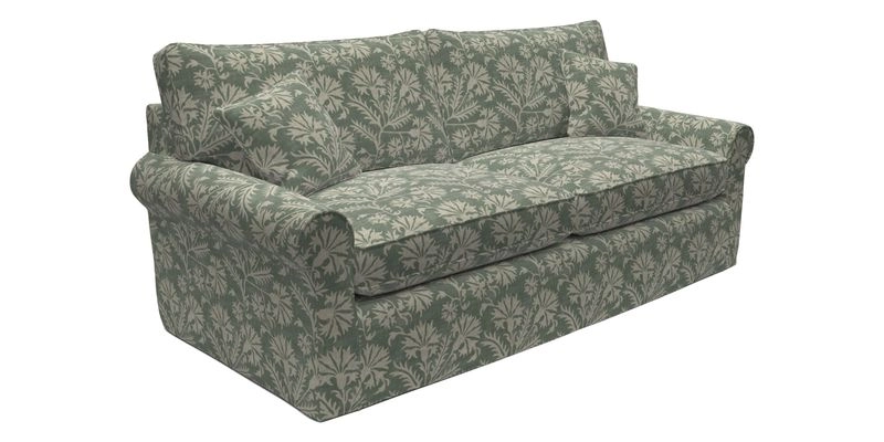 Bignor 3 Seater Sofa in V&A Drawn From Nature Oak Tree Gold
