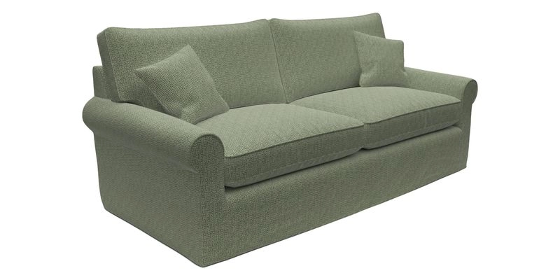 Bignor 3 Seater Sofa in V&A Drawn From Nature Oak Tree Gold. Loose cover option available