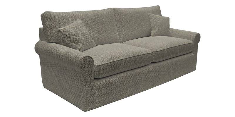 Bignor 3 Seater Sofa in V&A Drawn From Nature Oak Tree Gold. Loose cover option available