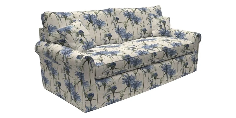 Bignor 3 Seater Sofa in V&A Drawn From Nature Oak Tree Gold. Loose cover option available