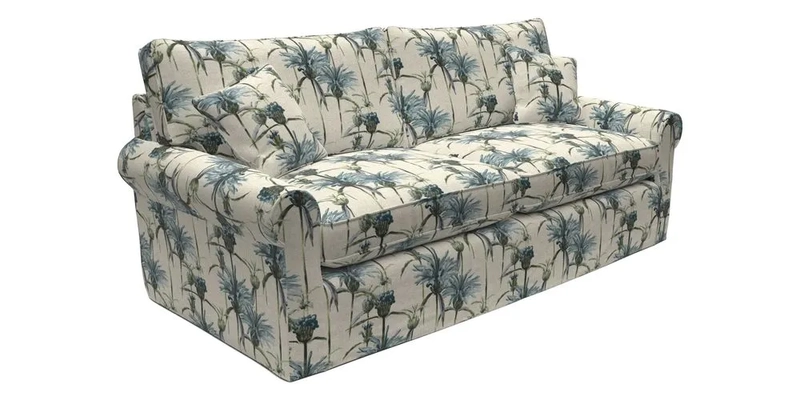 Bignor 3 Seater Sofa in V&A Drawn From Nature Oak Tree Gold