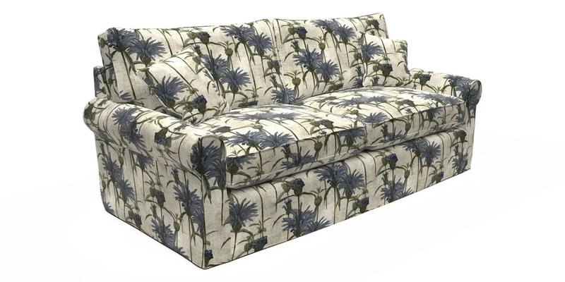 Bignor 3 Seater Sofa in V&A Drawn From Nature Oak Tree Gold