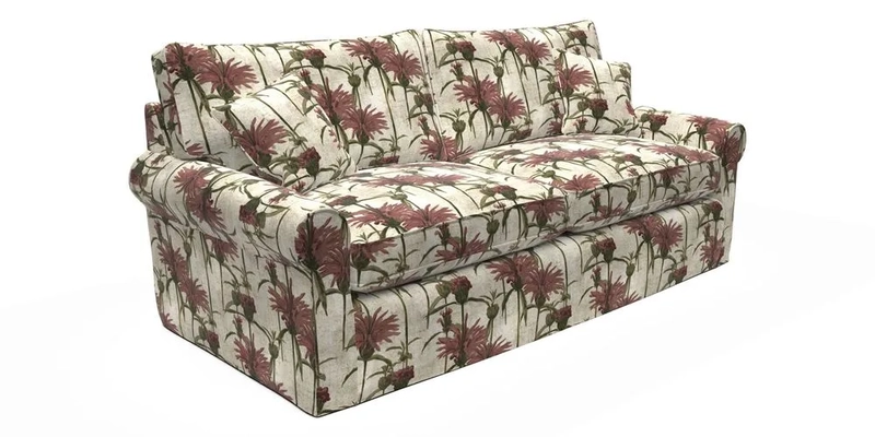 Bignor 3 Seater Sofa in V&A Drawn From Nature Oak Tree Gold