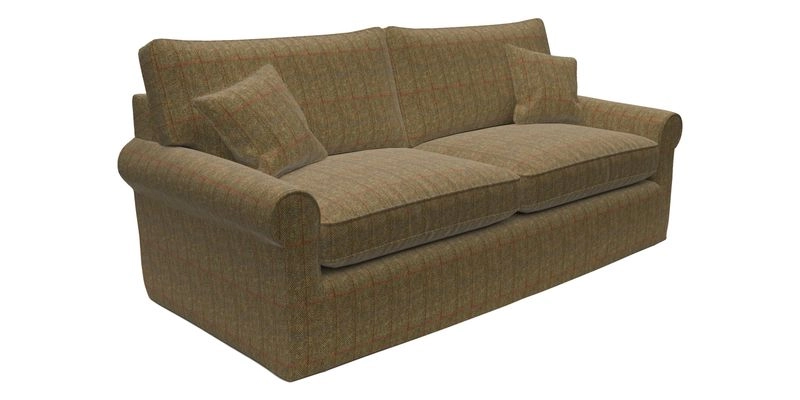 Bignor 3 Seater Sofa in V&A Drawn From Nature Oak Tree Gold