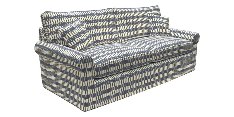 Bignor 3 Seater Sofa in V&A Drawn From Nature Oak Tree Gold. Loose cover option available