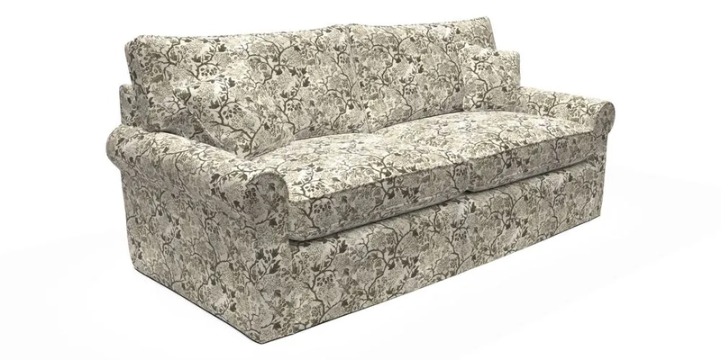 Bignor 3 Seater Sofa in V&A Drawn From Nature Oak Tree Gold. Loose cover option available