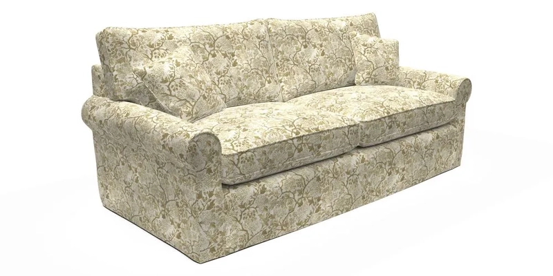 Bignor 3 Seater Sofa in V&A Drawn From Nature Oak Tree Gold