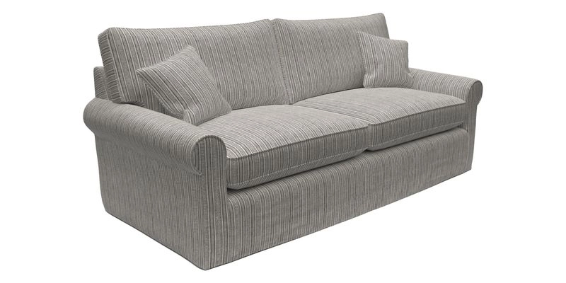 Bignor 3 Seater Sofa in V&A Drawn From Nature Oak Tree Gold