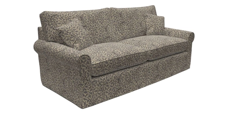 Bignor 3 Seater Sofa in V&A Drawn From Nature Oak Tree Gold
