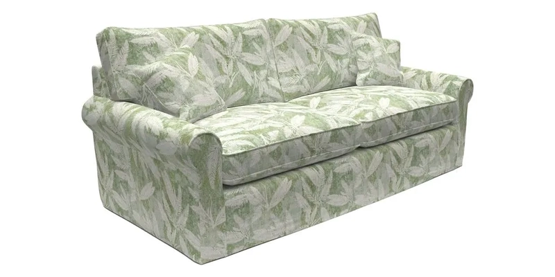 Bignor 3 Seater Sofa in V&A Drawn From Nature Oak Tree Gold. Loose cover option available