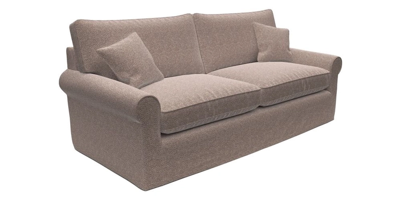 Bignor 3 Seater Sofa in V&A Drawn From Nature Oak Tree Gold. Loose cover option available