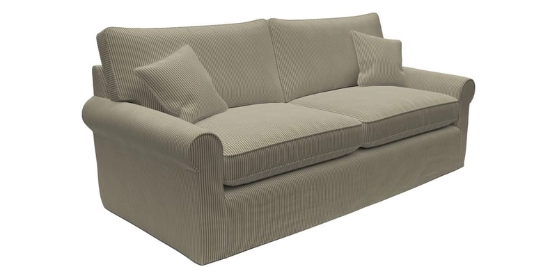 Bignor 3 Seater Sofa in V&A Drawn From Nature Oak Tree Gold. Loose cover option available