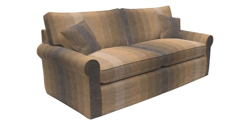 Bignor 3 Seater Sofa in V&A Drawn From Nature Oak Tree Gold. Loose cover option available