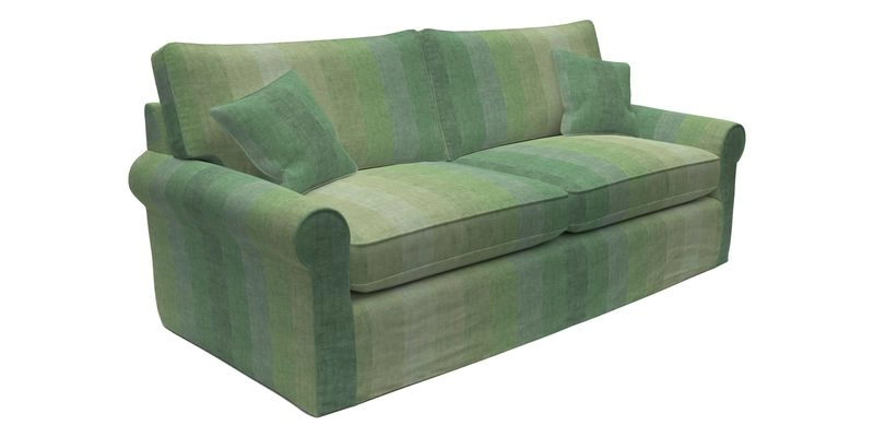 Bignor 3 Seater Sofa in V&A Drawn From Nature Oak Tree Gold. Loose cover option available