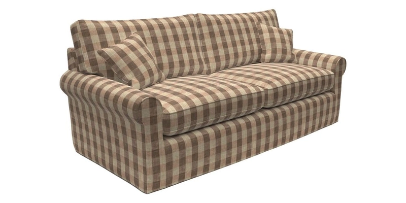 Bignor 3 Seater Sofa in V&A Drawn From Nature Oak Tree Gold