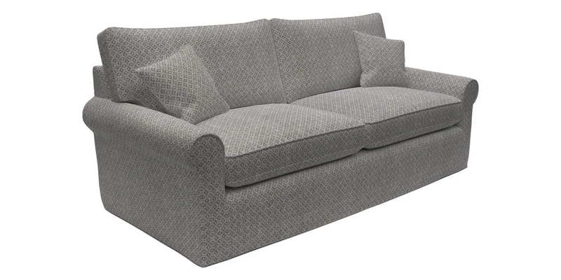 Bignor 3 Seater Sofa in V&A Drawn From Nature Oak Tree Gold. Loose cover option available