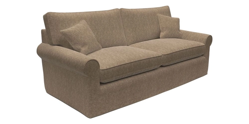 Bignor 3 Seater Sofa in V&A Drawn From Nature Oak Tree Gold
