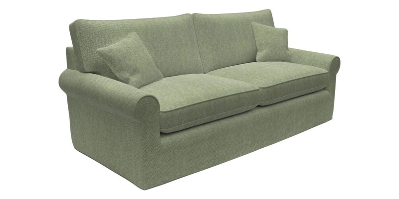 Bignor 3 Seater Sofa in V&A Drawn From Nature Oak Tree Gold. Loose cover option available