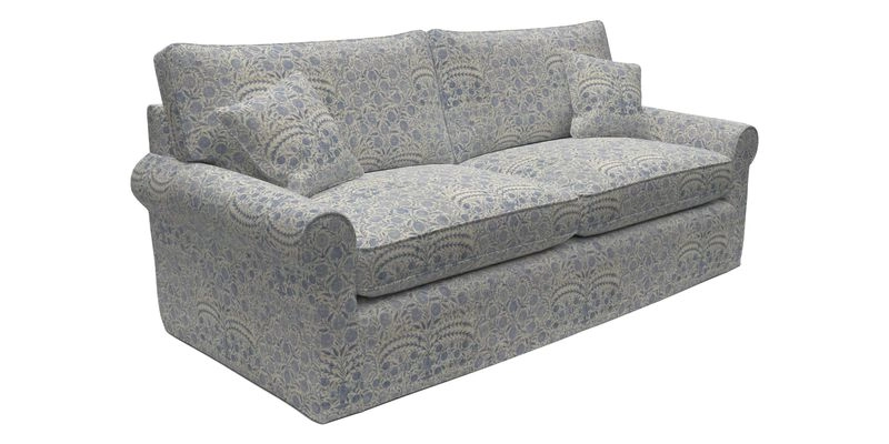 Bignor 3 Seater Sofa in V&A Drawn From Nature Oak Tree Gold