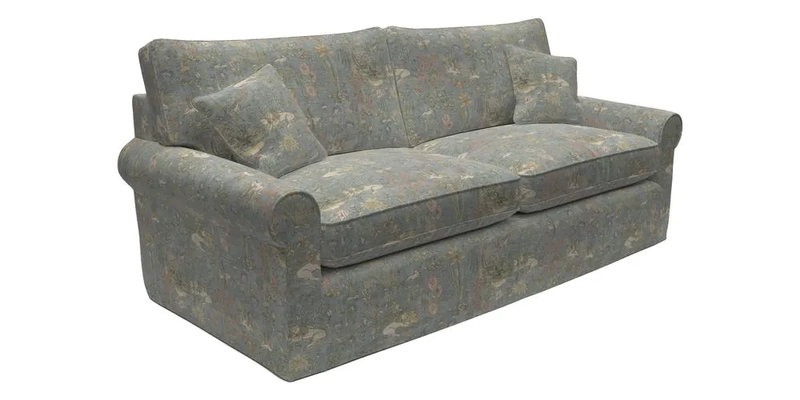 Bignor 3 Seater Sofa in V&A Drawn From Nature Oak Tree Gold