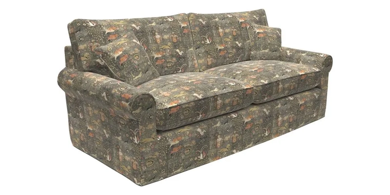 Bignor 3 Seater Sofa in V&A Drawn From Nature Oak Tree Gold