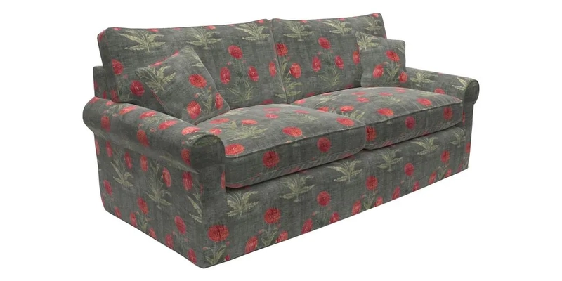 Bignor 3 Seater Sofa in V&A Drawn From Nature Oak Tree Gold