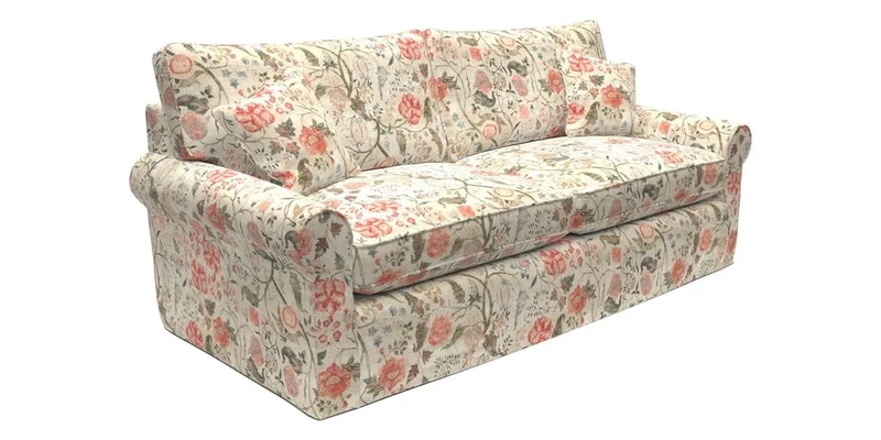 Bignor 3 Seater Sofa in V&A Drawn From Nature Oak Tree Gold