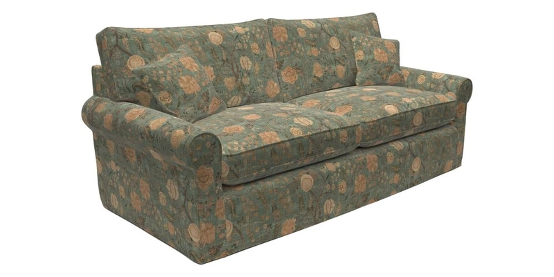 Bignor 3 Seater Sofa in V&A Drawn From Nature Oak Tree Gold