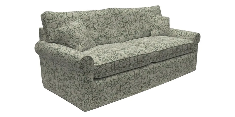 Bignor 3 Seater Sofa in V&A Drawn From Nature Oak Tree Gold. Loose cover option available
