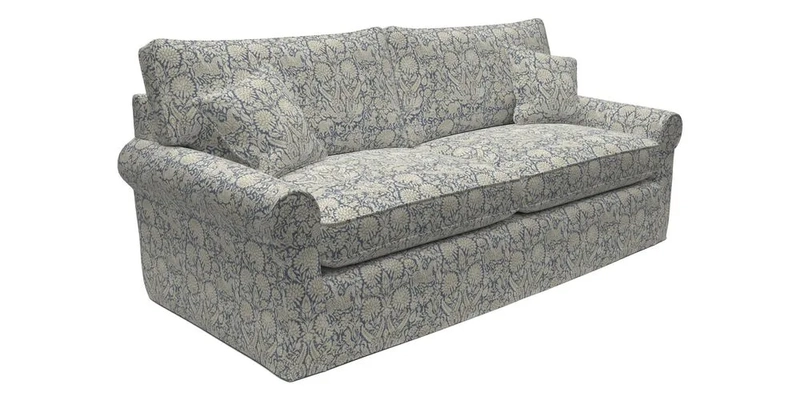 Bignor 3 Seater Sofa in V&A Drawn From Nature Oak Tree Gold. Loose cover option available