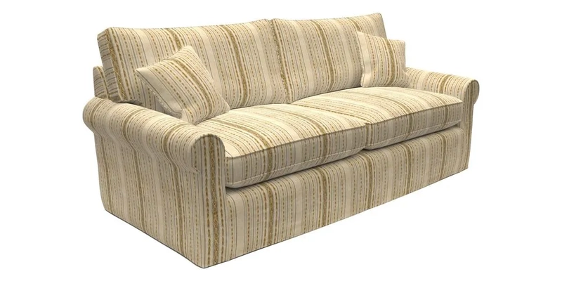 Bignor 3 Seater Sofa in V&A Drawn From Nature Oak Tree Gold