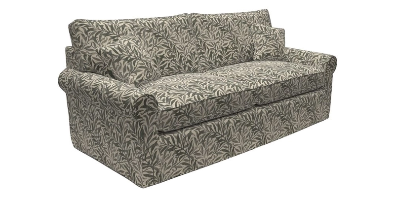 Bignor 3 Seater Sofa in V&A Drawn From Nature Oak Tree Gold. Loose cover option available