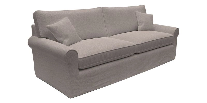Bignor 3 Seater Sofa in V&A Drawn From Nature Oak Tree Gold. Loose cover option available