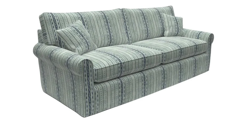 Bignor 3 Seater Sofa in V&A Drawn From Nature Oak Tree Gold. Loose cover option available