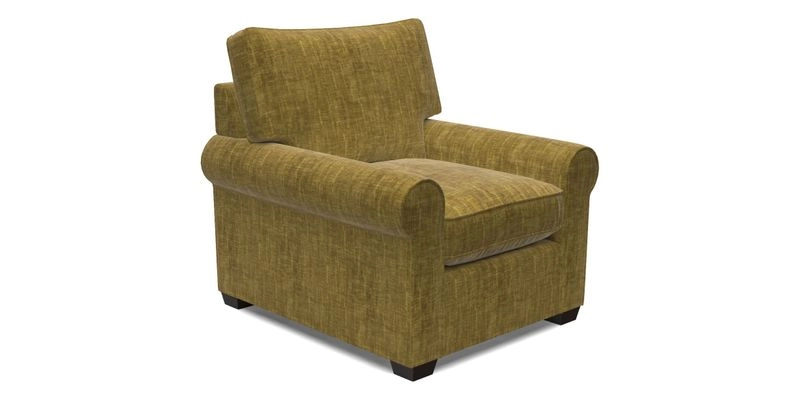 Bignor Chair in Two Tone Plain Biscuit. Loose cover option available
