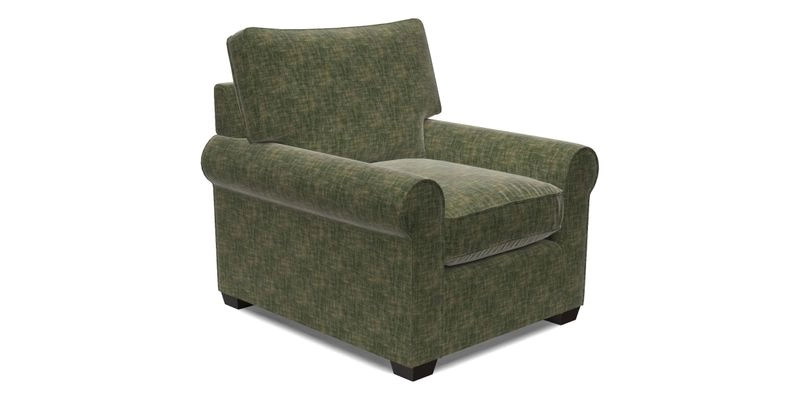 Bignor Chair in Two Tone Plain Biscuit. Loose cover option available