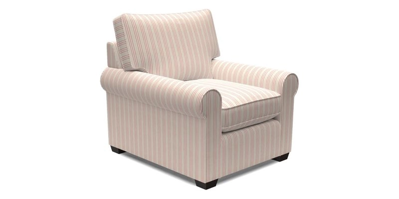 Bignor Chair in Two Tone Plain Biscuit. Loose cover option available