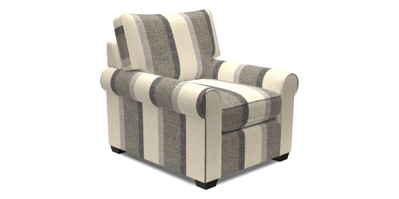Bignor Chair in Two Tone Plain Biscuit. Loose cover option available