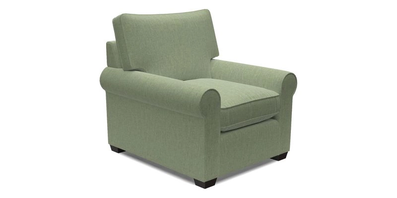 Bignor Chair in Two Tone Plain Biscuit. Loose cover option available
