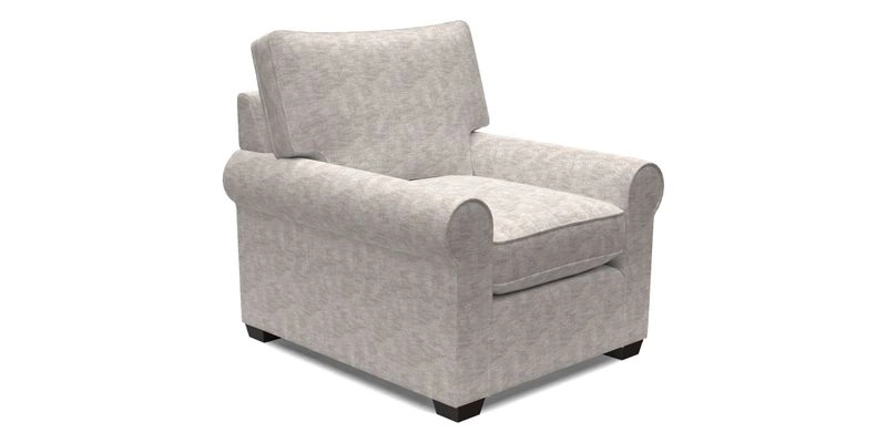 Bignor Chair in Two Tone Plain Biscuit. Loose cover option available