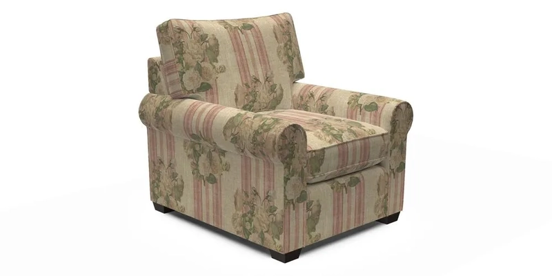 Bignor Chair in Two Tone Plain Biscuit. Loose cover option available