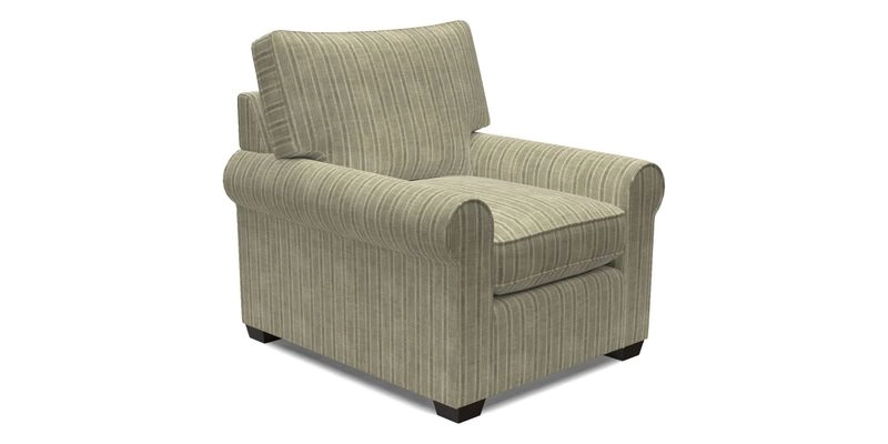 Bignor Chair in Two Tone Plain Biscuit. Loose cover option available
