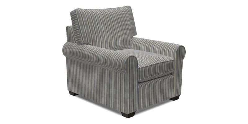Bignor Chair in Two Tone Plain Biscuit. Loose cover option available
