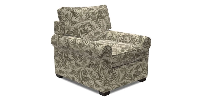 Bignor Chair in Two Tone Plain Biscuit. Loose cover option available