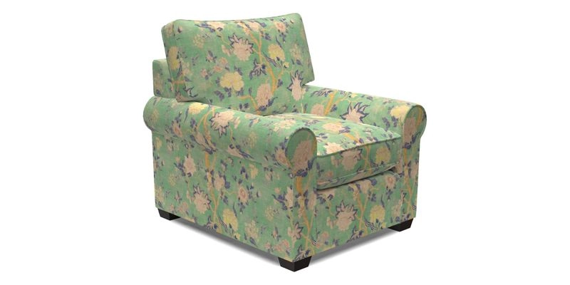 Bignor Chair in Two Tone Plain Biscuit. Loose cover option available