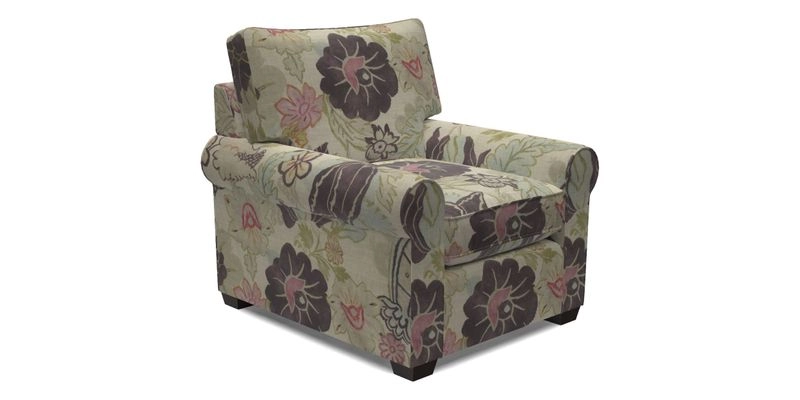 Bignor Chair in Two Tone Plain Biscuit. Loose cover option available