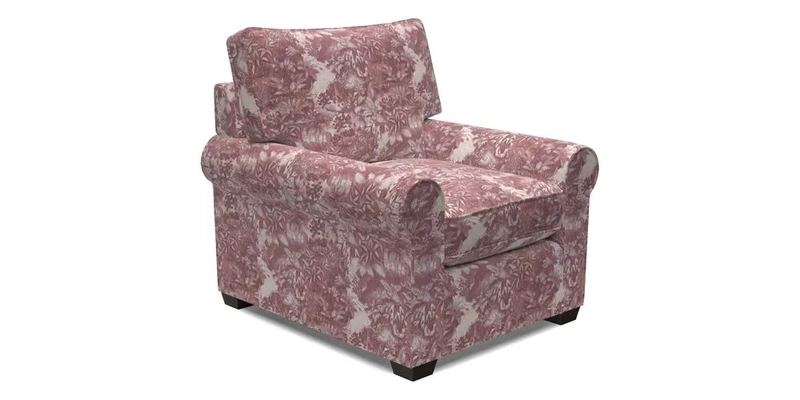 Bignor Chair in Two Tone Plain Biscuit. Loose cover option available