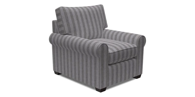 Bignor Chair in Two Tone Plain Biscuit. Loose cover option available