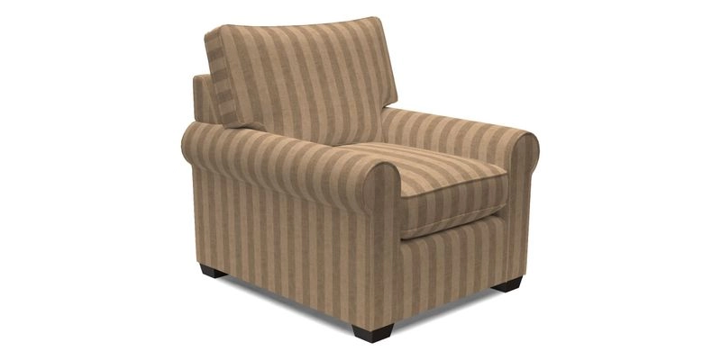 Bignor Chair in Two Tone Plain Biscuit. Loose cover option available