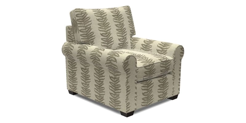 Bignor Chair in Two Tone Plain Biscuit. Loose cover option available